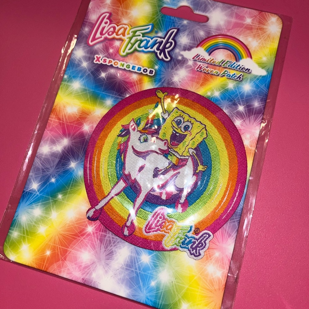 Lisa Frank x SpongeBob Patch diy